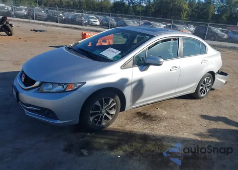 2014 Honda Civic Ex z USA, uszkodzony, nr VIN 2HGFB2F83EH524924